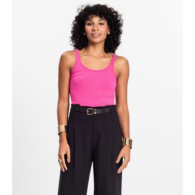 Blusa De Alca Básica Feminina Rovitex Rosa GG / Rosa