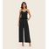 Blusa de Alça Feminina Viscose Creponada Endless Preto M / Preto