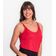 Blusa De Alça Semi Acabada Malha Delicate Rovitex Vermelho GG / Vermelho