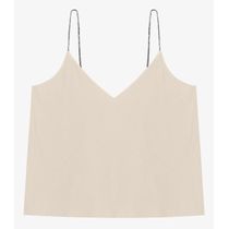 Blusa de Alça Feminina Viscose Creponada Endless Bege