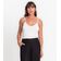 Blusa De Alça Semi Acabada Malha Delicate Rovitex Bege GG / Bege