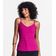 Blusa De Alça Feminina Ribana Canelada Rovitex Roxo P / Roxo
