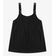 Blusa de Alça Feminina Visco Maquinetada Endless Preto P / Preto