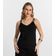 Blusa De Alça Semi Acabada Malha Delicate Rovitex Preto M / Preto