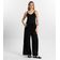 Blusa De Alça Semi Acabada Malha Delicate Rovitex Preto P / Preto