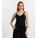 Blusa De Alça Semi Acabada Malha Delicate Rovitex Preto GG / Preto