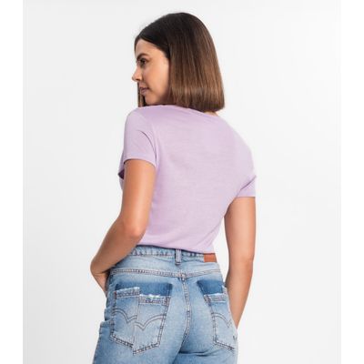 Blusa Feminina Básica Visco Tricot Rovitex Roxo GG / Roxo