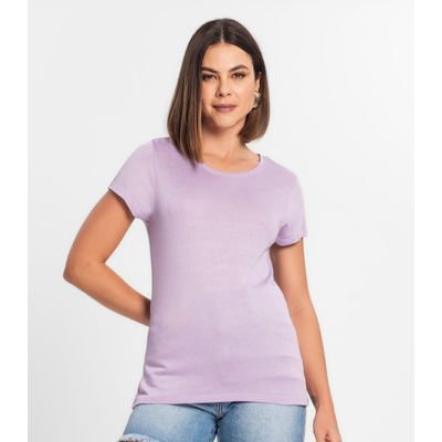 Blusa Feminina Básica Visco Tricot Rovitex Roxo GG / Roxo