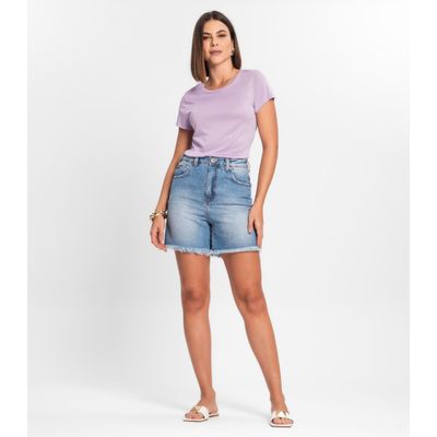 Blusa Feminina Básica Visco Tricot Rovitex Roxo G / Roxo