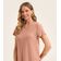 Blusa Básica Alongada Feminina Rovitex Marrom GG / Marrom