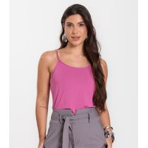 Blusa Feminina de Alças Básica Rovitex Rosa