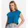 Blusa Básica Feminina Viscotorcion Rovitex Azul P / Azul