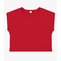 Blusa Básica Feminina Viscotorcion Rovitex Vermelho