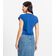 Blusa Básica Feminina Viscotorcion Rovitex Azul GG / Azul