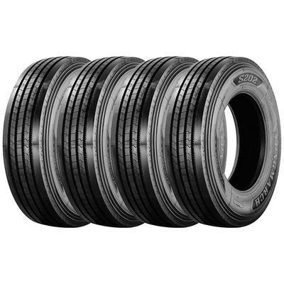 KIT 4 Pneus Longmarch S202 275/80 R22.5