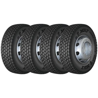 KIT 4 Pneus Mrf Tyres Steel Muscle S3J4 295/80 R22.5