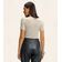 Blusa Feminina Gola Alta ViscoTrico Básica Endless Bege GG / Bege