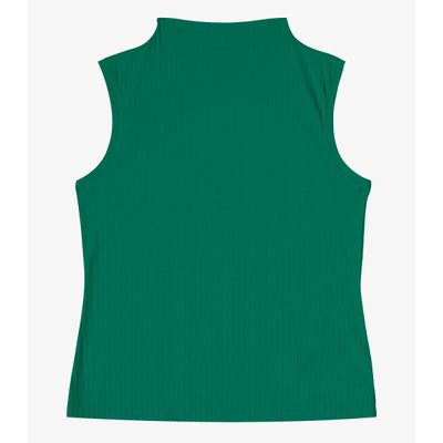 Blusa em Ribana Canelada Rovitex Verde G / Verde