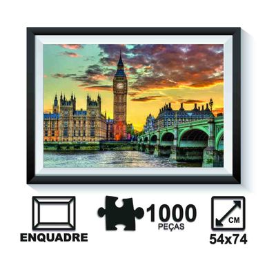 Quebra-Cabeça - 1000 peças - Big Ben - Pais e Filhos