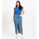 Blusa Básica Feminina Viscotorcion Rovitex Azul M / Azul