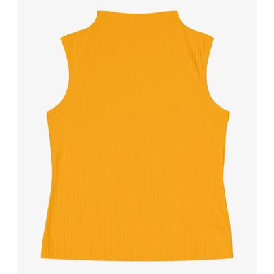 Blusa em Ribana Canelada Rovitex Amarelo M / Amarelo