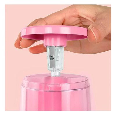 Apontador De Lápis Elétrico Prático E Rosa