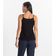 Blusa de Alça Feminina Viscotorcion Básica Rovitex Preto M / Preto