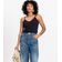 Blusa De Alça Feminina Ribana Canelada Rovitex Preto M / Preto