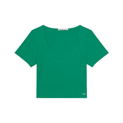 Blusa De Viscotorcion Decote Feminino Endless Verde M / Verde
