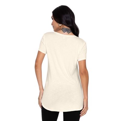Blusa Feminina Andorra Flamê Básica Rovitex Bege P / Bege