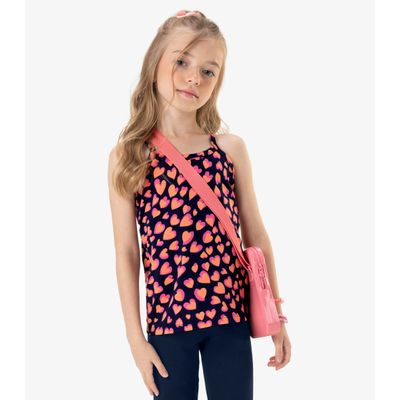Blusa De Alça Infantil Rovi Kids Azul 16 / Azul