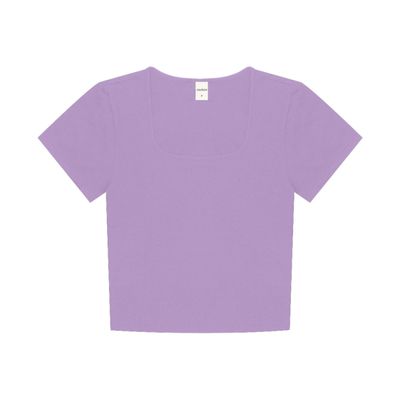 Blusa Cropped Feminina Rovitex Roxo M / Roxo