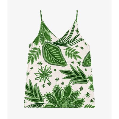 Blusa de Alça Feminina Endless em Viscotorcion Verde G / Verde