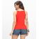 Blusa de Alça Visco Maquinetada Feminina Endless Laranja P / Laranja