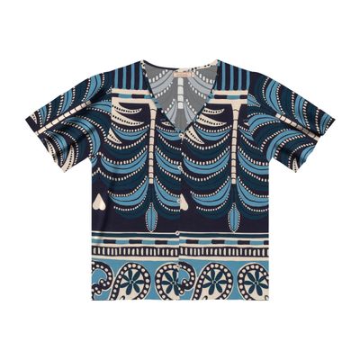 Blusa Feminina Estampada Endless Azul G / Azul