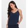 Blusa De Alça Tecido Crepe Marrocos Endless Azul GG / Azul