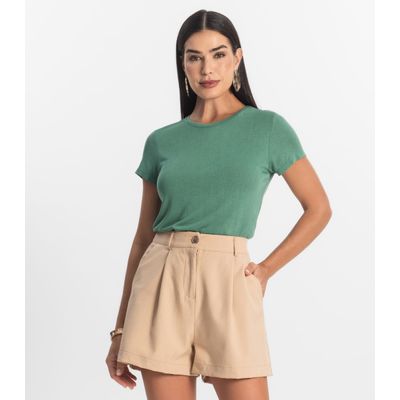 Blusa Feminina Básica Visco Tricot Rovitex Verde M / Verde