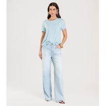 Blusa Feminina Em Viscose Infinita Cor Azul