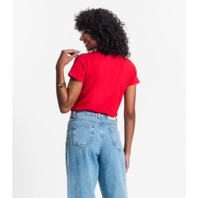 Blusa Feminina Básica Visco Tricot Rovitex Laranja G / Laranja