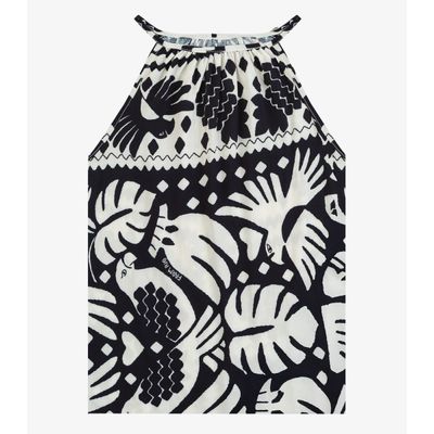 Blusa Feminina de Alça Infinita Cor Preto G / Preto