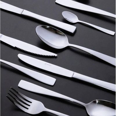 Jogo 12 Facas de Mesa Aço Inox 23,5cm Pisa Wolff Jantar Almoço Mesa Posta