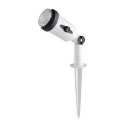 Luminária Espeto Bivolt Branco Projetor em Termoplástico E27 Summer Dital