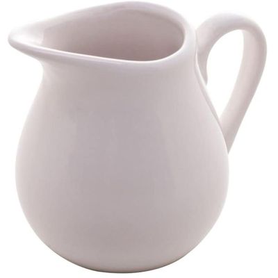 Leiteira Porcelana Milão 190ml Branca Caldas Louça Pequena Café da Manhã Elegante