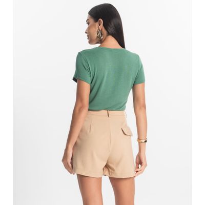 Blusa Feminina Básica Visco Tricot Rovitex Verde G / Verde