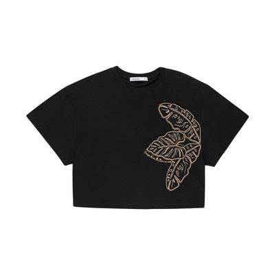Blusa Feminina Com Bordado Endless Preto GG / Preto