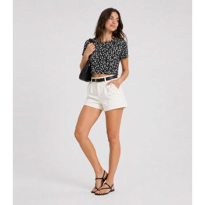 Blusa Feminina Estampada Select Preto GG / Preto
