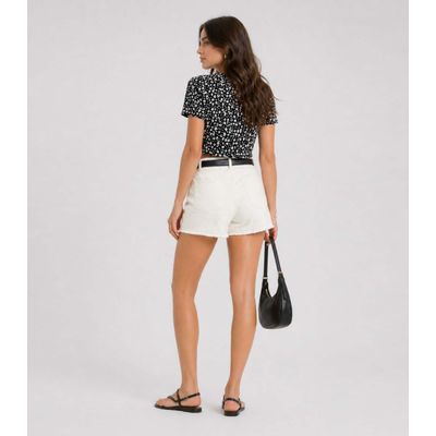 Blusa Feminina Estampada Select Preto M / Preto