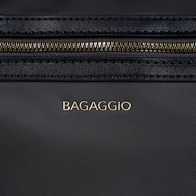 Bolsa de Ombro Feminina Premium Nylon Preta U / Preto