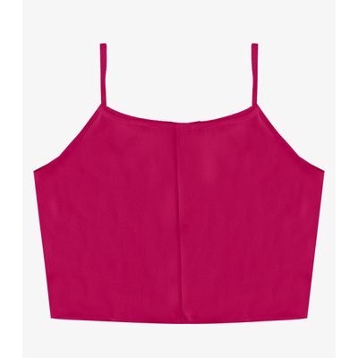 Blusa de Alça Feminina Tecido Henera Infinita Cor Vermelho GG / Vermelho