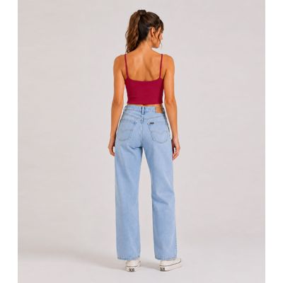 Blusa de Alça Feminina Tecido Henera Infinita Cor Vermelho GG / Vermelho